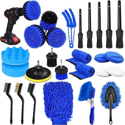 26pcs Car Detailing Brush Set Auto Car Cleaning Tools Kit Per Interni