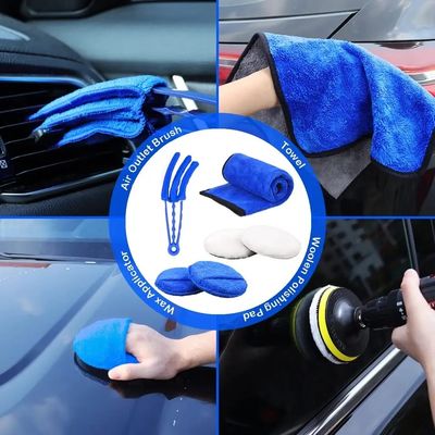 26pcs Car Detailing Brush Set Auto Car Cleaning Tools Kit Per Interni