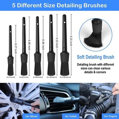 26pcs Car Detailing Brush Set Auto Car Cleaning Tools Kit Per Interni