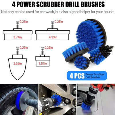 20pcs Fabricazione Scrubber Plastico Auto Wash Brush Kit Per Auto Wash Set