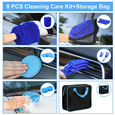 Vendita calda 23Pcs Car Detailing Brush Set con borsa da porta tutto uso pulito per pulire interno, esterno