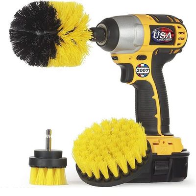 3pcs Power Scrubber Brush Sets Electric Drill Cleaning Brush Tool per l'attacco del kit di foratura senza fili Power Scrub Brush