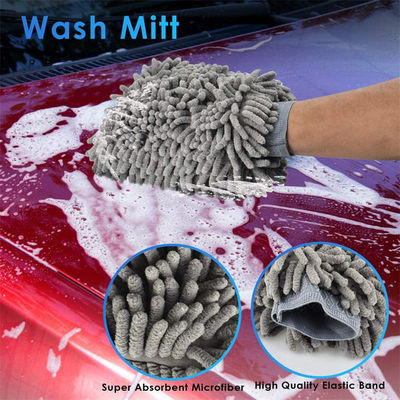 Set di lavaggio auto 16pcs attrezzi per la pulizia auto per la cura della bellezza dell'auto