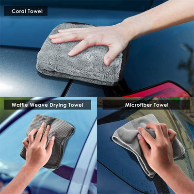 Set di lavaggio auto 16pcs attrezzi per la pulizia auto per la cura della bellezza dell'auto