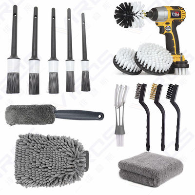 Set di lavaggio auto 16pcs attrezzi per la pulizia auto per la cura della bellezza dell'auto