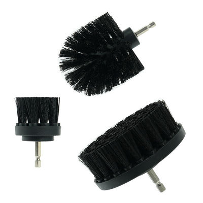 Bianco 2,5 pollici per la trivellazione della spazzola Power Scrubbing Brush Drill Attachment For Car Detailing