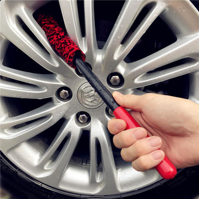 set di pulizia auto con spazzola per ruote in microfibra da 3 pezzi