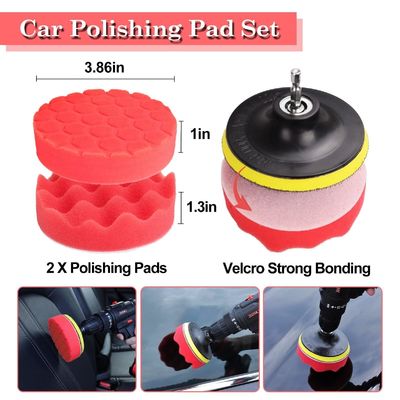 24 Pcs Car Detailing Brush Set Drill Soft Brushes Wash Kit Con Gel di Pulizia Per Interni Esterni Ruote Dashboard