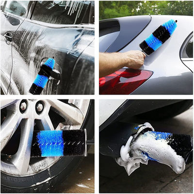 18 PCS Spazzole per la pulizia auto Kit di spazzole per il lavaggio delle ruote auto