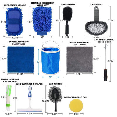 Kit per la cura della spazzola per dettagli auto in microfibra OEM