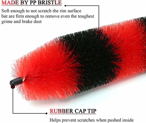 Car Tire Rim Woollyworm Wheel Brush Alloy Wheel Brush Strumento di decontaminazione