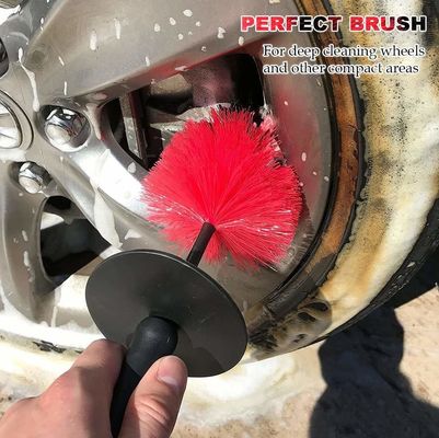Car Tire Rim Woollyworm Wheel Brush Alloy Wheel Brush Strumento di decontaminazione