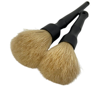 Capelli di cinghiale naturale Servizio auto, spazzole di dettaglio 2pcs