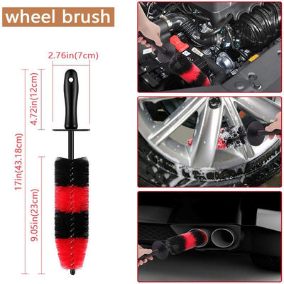 Odm cinghiali spazzola per capelli Kit dettagliato auto per pneumatici di ventilazione