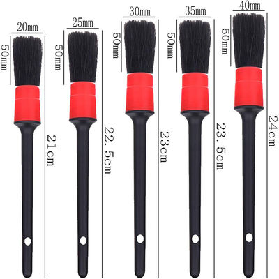 12PCS Auto Car Detailing Brush Vent Cleaner Tool Kit per pneumatici Dashboard interno esterno