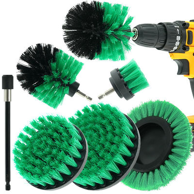 Green 7Pcs Set di pulizia per spazzole da trivellazione