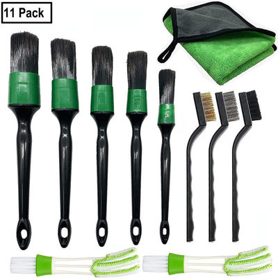Verde 11Pcs Pulizzatore di ventola per auto Pulizzatore per aria condizionata