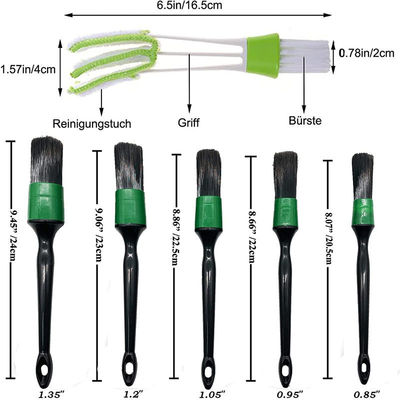 Verde 11Pcs Pulizzatore di ventola per auto Pulizzatore per aria condizionata