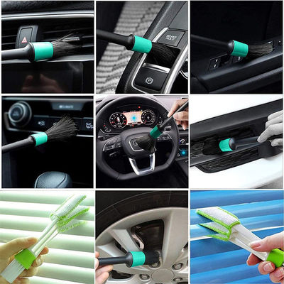 Verde 11Pcs Pulizzatore di ventola per auto Pulizzatore per aria condizionata