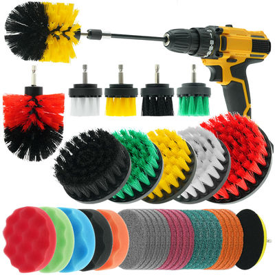 35PC Set di attrezzatura per spazzole da trapano per pulizia multiuso