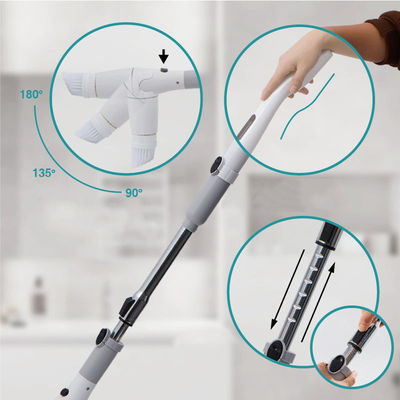 Spazzolino di pulizia elettrico retrattile Spin Cleaner per bagno 2500mAh