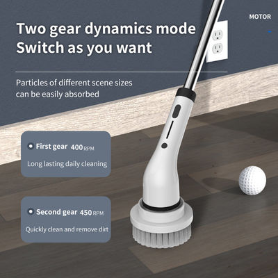 Telescopico elettrico Spin Pulizzatore spazzola scrubber 2500mAh Per cucina