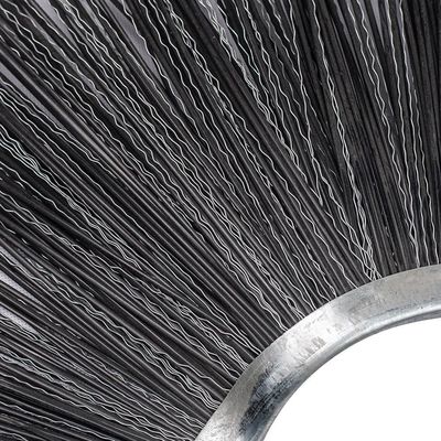 Spazzole per spazzolare le strade personalizzate Scavo a grondaie 255 mm