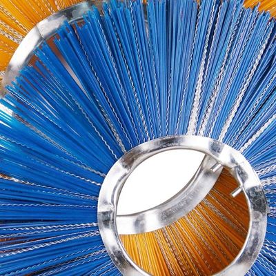 Spazzola di spazzatura per strade in acciaio galvanizzato ODM certificato ROHS