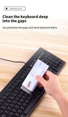 Kit di spazzole per la pulizia della tastiera del computer per auricolari 10 in 1