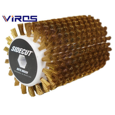 Pulsera a rulli di nylon industriale rotante filo di rame per lucidare gli sci