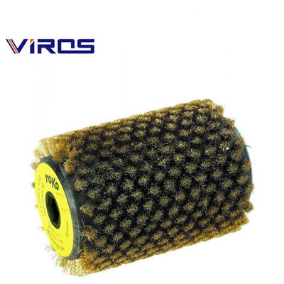 Pulsera a rulli di nylon industriale rotante filo di rame per lucidare gli sci