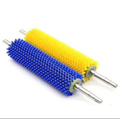 Spazzola a rulli industriali in nylon blu PP per la pulizia di frutta e verdura ODM
