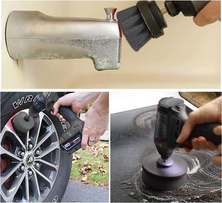 Domestico facile pulizia 4 Pcs spazzola per cucina bagno auto pulizia