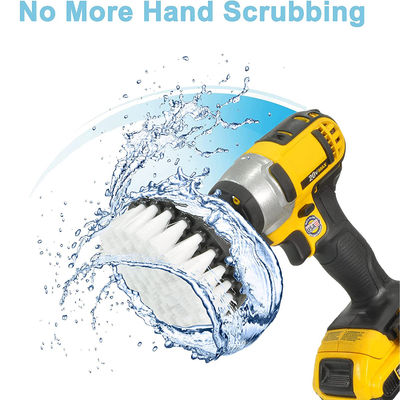 5pcs 2,5 pollici per la trivellazione della spazzola Power Scrubbing Brush Drill Attachment For Car Detailing