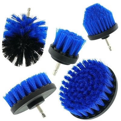 9PC Blue Grout Brush Drill Attachment Sponge Ruota dell'auto dettaglio