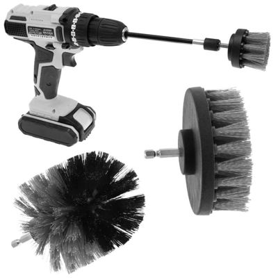 4pcs di trapano elettrico con spazzolino di pulizia