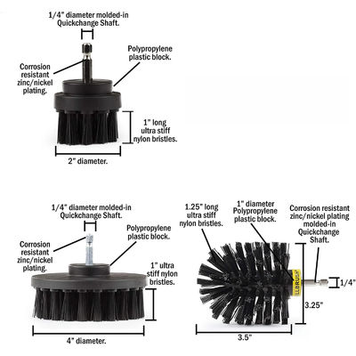 3 pacchetti di perforatori automatici per la pulizia del tappeto