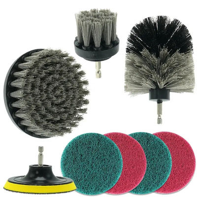 Oem 8pc Set spazzole per trapano Power Scrubber Bagno Pulizia auto
