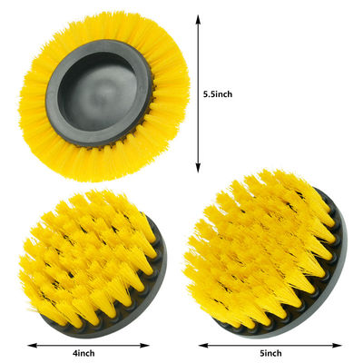 3pcs Hardness di spazzola media Power Scrubber Set con facile attacco per la trivellazione