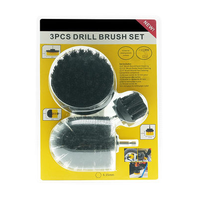Sostenibile 2/3.5/4 pollici nero colorato spazzola scrubber foratura power attachments