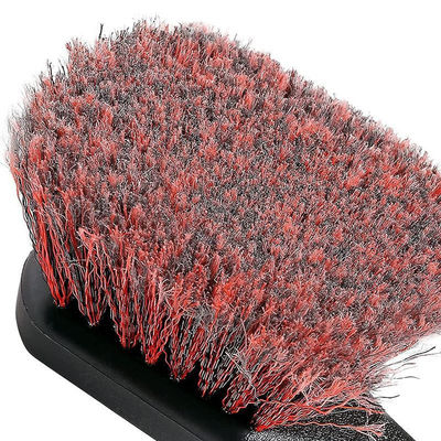 Professional Hard Bristle Car Detailing Brush con colore rosso