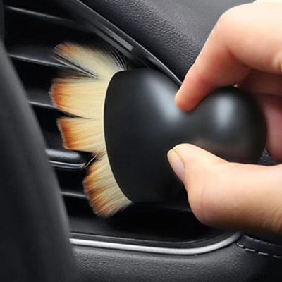 Spazzola per il dettaglio dell'auto Pellettine morbide Spazzola per il dettaglio dell'aria dell'auto