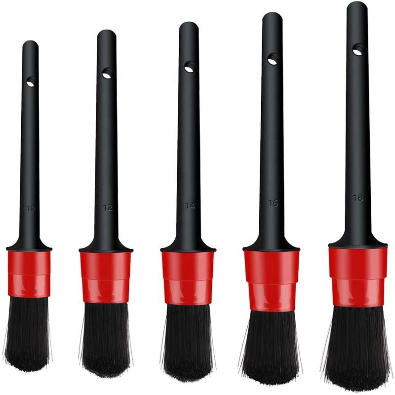 Vendita calda 5pcs Ultra Soft PP Spazzola per dettagliare l'interno dell'auto