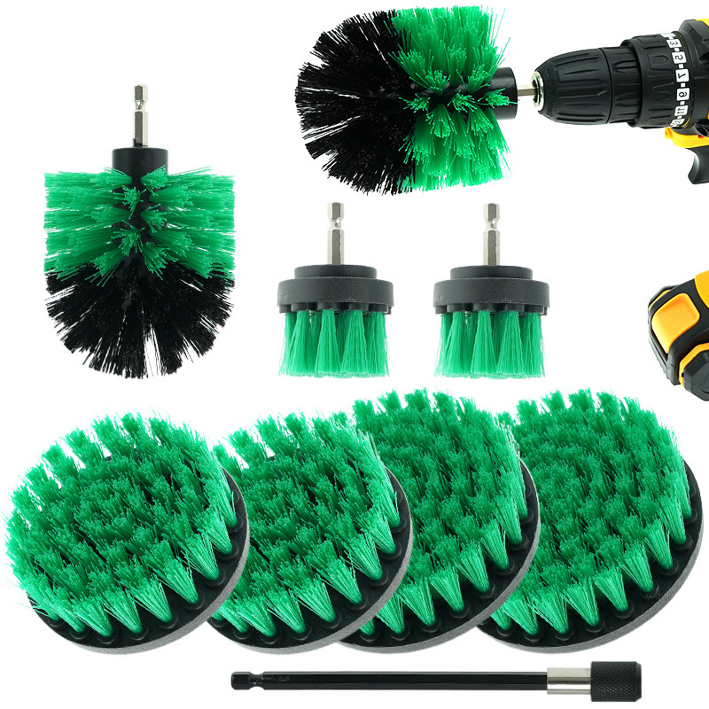 Viros Tappezzeria Foratura Spazzola Attachment 3,5 pollici Verde