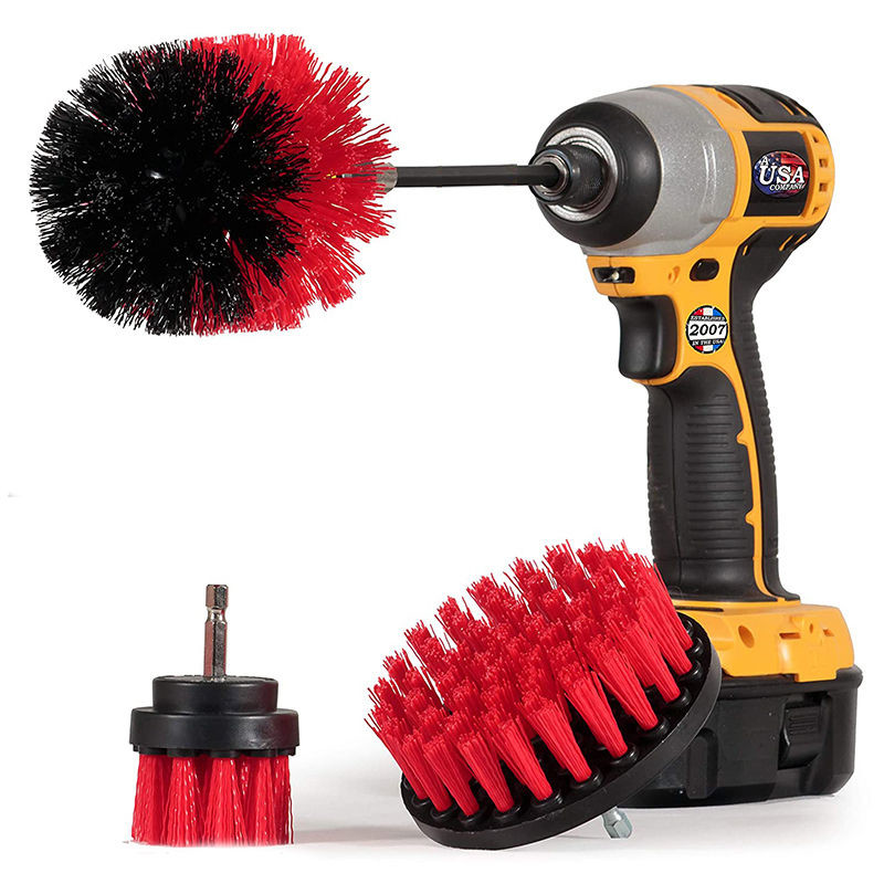 Vasca da bagno elettrica bagno scrubber trapano attaccamento spazzola polipropilene Oem