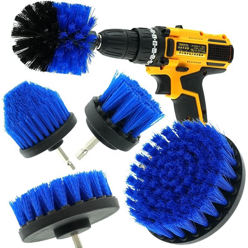 5pcs utensili per la pulizia domestica kit auto dettaglio spazzola per la pulizia del tappeto