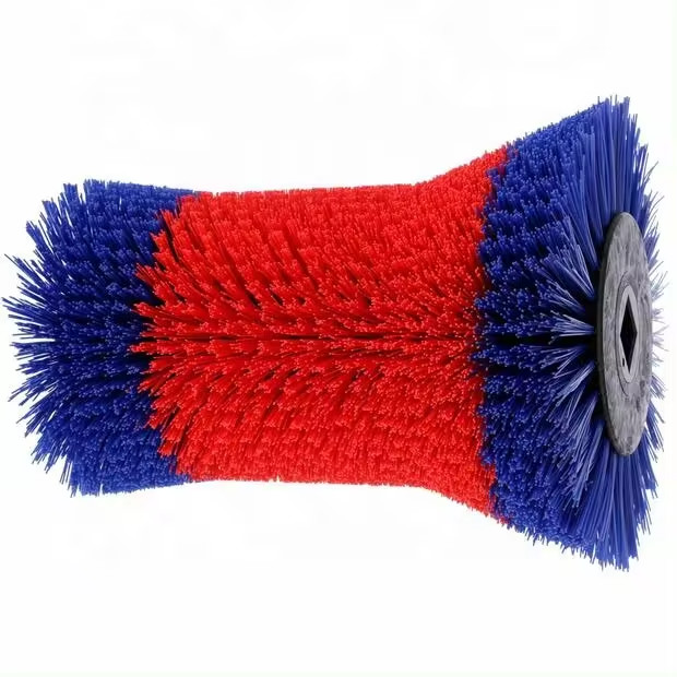 Spazzola di abete resistente di colore rosso e blu