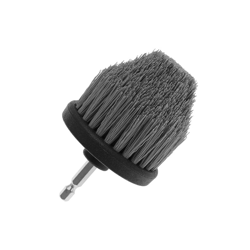 Grigio 2,5 pollici Pp / Nylon Material spazzola con spazzola elettrica per pulire la casa