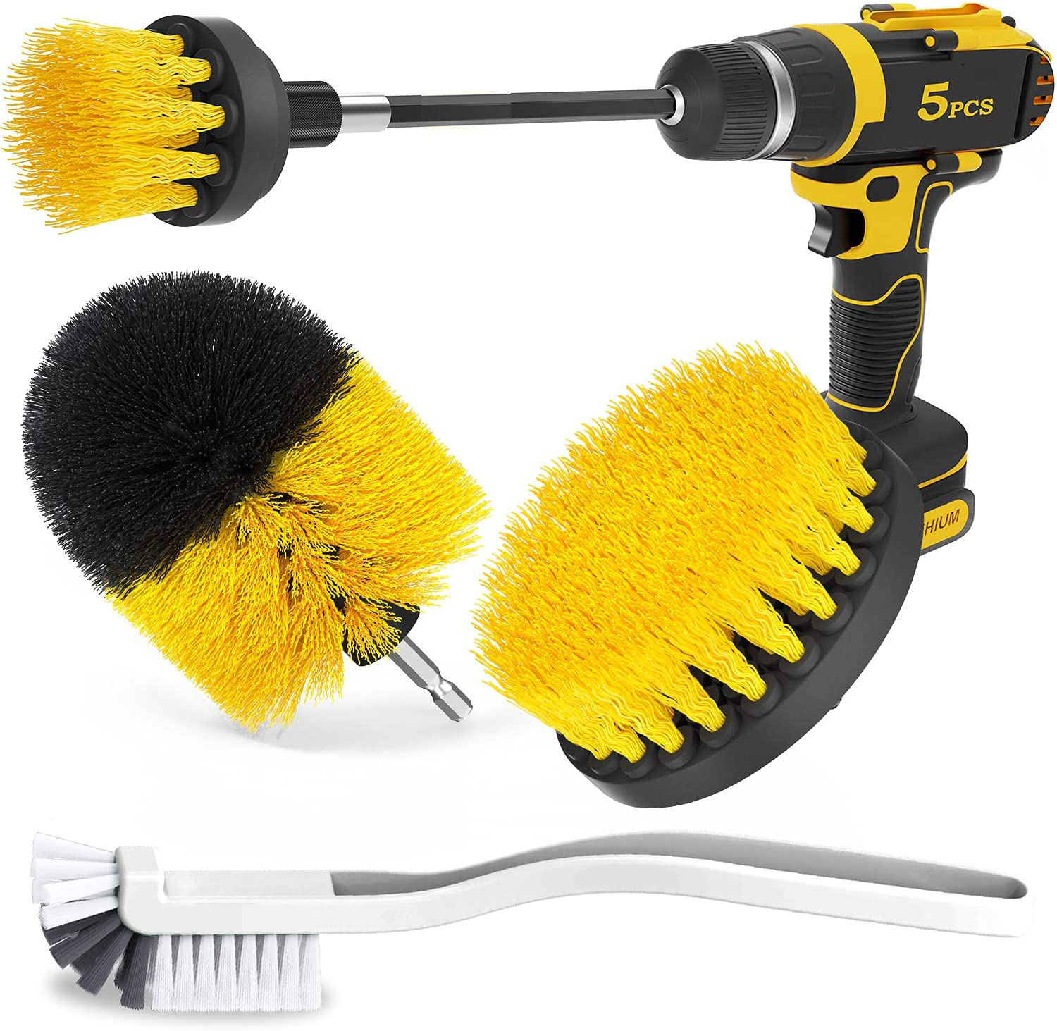 Set di spazzole da trapano di lunga durata colore personalizzato