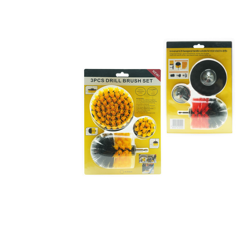 Nuovo stile 2/3.5/4 pollici spazzola scrubber trivella power attaccamenti con spazzola morbida